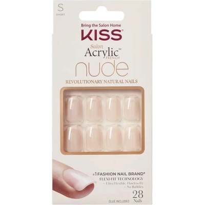 KISS Umělé nehty Salon Acrylic Nude