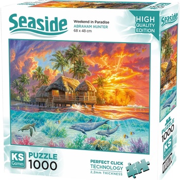 KS Games Пъзел KS Games от 1000 части - Уикенд в рая (20670)