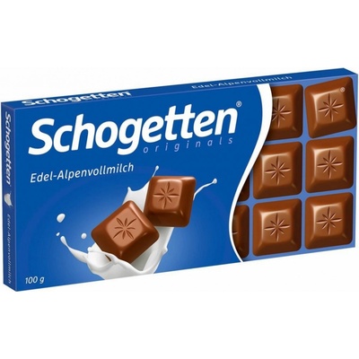 Schogetten mléčná s oříšky 100 g