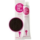 Kallos KJMN barva na vlasy s keratinem a arganovým olejem 3.0 Dark Brown Cream Hair Colour 1:1.5 100 ml