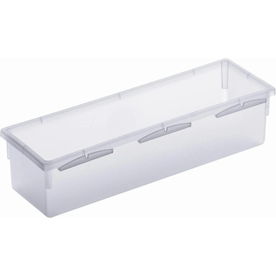 Organizér do šuplíku kuchyně i koupelny, příborník Rotho BASIC, mléčná (23x8)