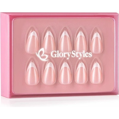 GloryStyles Nalepovací nehty bílá francie perleť 30 ks – Zboží Dáma