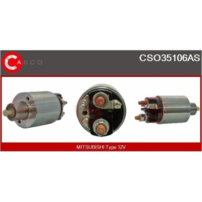 Elektromagnetický spínač, startér CASCO CSO35106AS