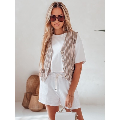 Dstreet dámske šortky Hot Vibe SY0439 biela