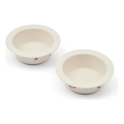 Miska LIEWOOD Peony s přísavkou 2 pack toskánská růže/ apple blossom