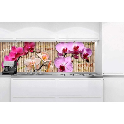 Dimex KI180-026 Samolepící fototapeta do kuchyně Orchid rozměry 180 x 60 cm