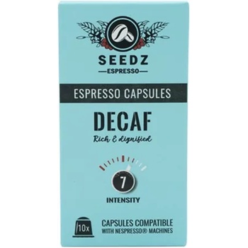 Image 1 of CoffeeSeedz Espresso Seedz Decaf Биоразградими Съвместими Капсули Nespresso - 10бр
