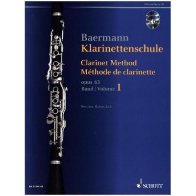 CLARINET METHOD OP 63 BAND 1 NO 133 BAERMANN CARL