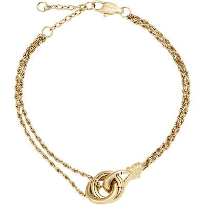 Tommy Hilfiger Pozlátený oceľový náramok pre ženy Nautical Knot 2780991