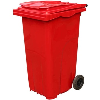 TAVOBAL plastová popelnice 240 l červená