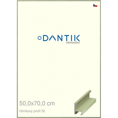 DANTIK rám na obraz 50 x 70 Dýha barevná zelená pastel
