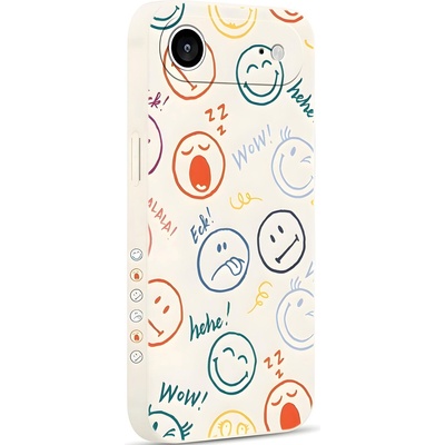 Apple Pnakqil защитен калъф Smiley за Apple iPhone 17 Pro Max - Бежов KP39895