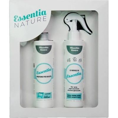 Essentia Sada 2 x 250 ml Parfém na praní + Uni Sprej Cloud WHITE MUSK