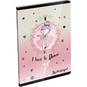 LIZZY Речник LIZZYSULI A/5, 32 страници, 31-32 „Tiny Dancer Lovely Ballerina 7500173003 (7500173003)