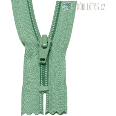 YKK Zips špirálový nedelitelný mintový 18 cm