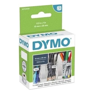 DYMO Etikety, do LW tlačiarní, odstrániteľné, 13x25 mm, 1000 ks etikiet, DYMO