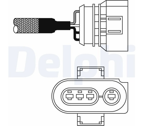 Lambda sonda DELPHI ES10987-12B1 ES10987-12B1