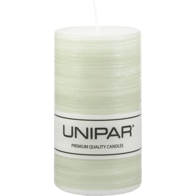 Unipar Светлозелена свещ, време на горене 40 h Finelines - Unipar (Finelines Green Pillar 60x110)