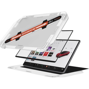 Spigen Протектор за екран Spigen Glas. tR EZ-FIT (AGL10654) - Tesla Model Y (2026/2025) / Model 3 (2026/2025/2024) - Черен