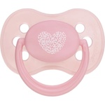 Canpol babies Силиконова залъгалка Canpol - Pastelove, 18 m+, Розово сърце (22/418 pink)