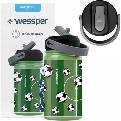 Wesper termohrnek se slámkou 410 ml Fotbalový míč