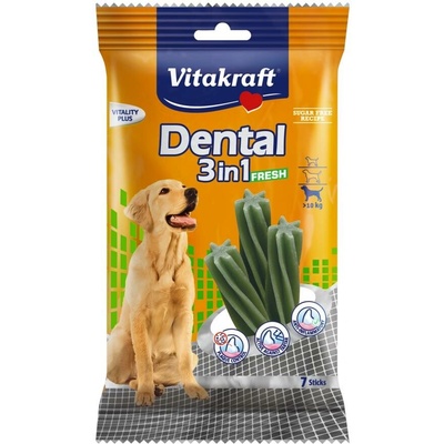 Vitakraft Dental sticks 3in1 FRESH M - nad 10kg 180 g