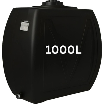 MAVIL Резервоар за питейна вода MAVIL, паралелепипеден Classic Narrow 1000 л (черен) (9-1000)