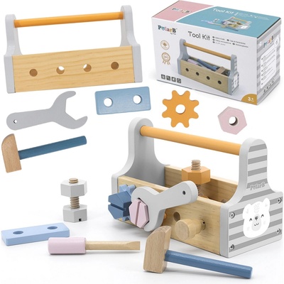 Viga dřevěná basa s nářadím