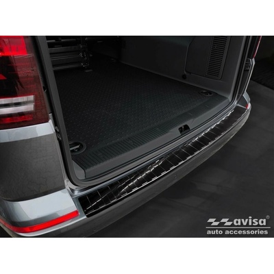 AVISA Ochranná lišta zadného nárazníka VW T6, 2015-2023, vyklápacie dvere, Long
