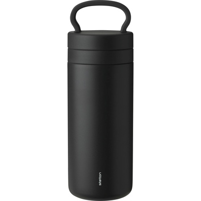 Stelton Cestovný hrnček TABI 400 ml čierna