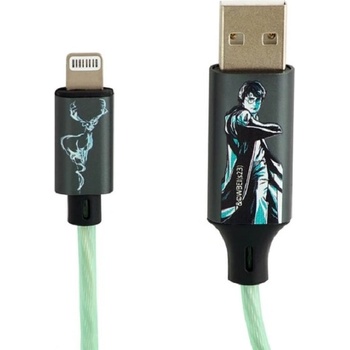 DC Comics Кабел DC Comics - Harry Potter, Lightning/USB-A, 1.2 m, многоцветен (CBHP-AMFILI-PATRONUS)