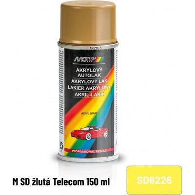 Motip Škoda akrylový sprej autolak 6226 žlutá Telecom 150 ml – Zboží Mobilmania