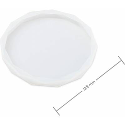 Manumi Silikónová forma na odlievanie kreatívnej hmoty tácka bez okraja hranatá 128x10mm - 1 ks