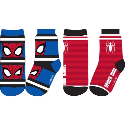 Spider-Man 52341417 Chlapčenské ponožky červená / modrá