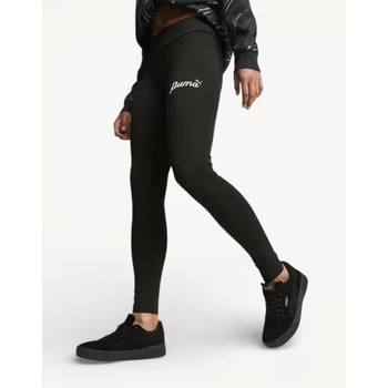 PUMA Essentials+ Script Leggings Black