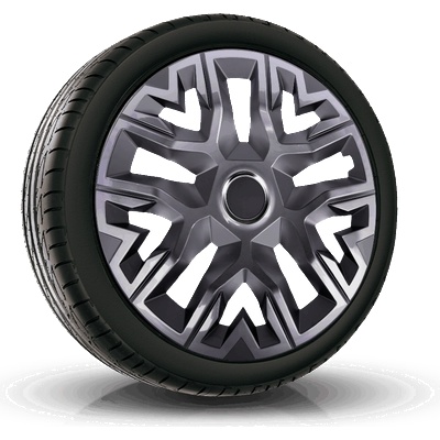 NRM капаци за колела 16", perfecto графитени лакирани, 4брой (vtv-pu-23493)
