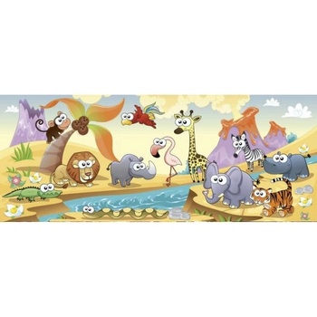 DIMEX ART s. r. o Панорамни флизелинов фототапет животни от савана 375 x 150 см