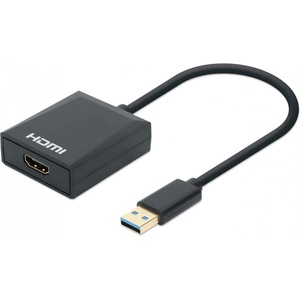 MANHATTAN USB 3.2 към HDMI, конвертор, 1080p 60Hz 153690 (MANHATTAN 153690)