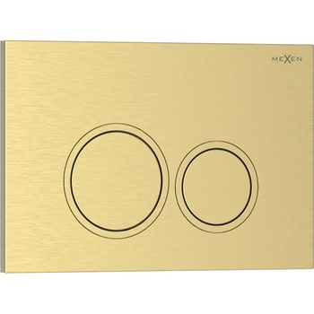 Mexen Tex 01 златен четкан бутон за промиване - 6101-11 (6101-11)