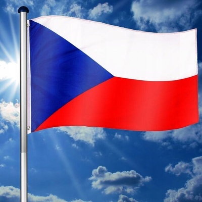 Tuin 60942 Vlajkový stožár vč. vlajky Česká republika 6,50 m