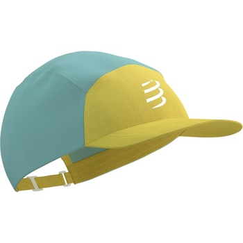 Compressport Шапка с козирка Compressport 5 Panel Cap - Lemon / Ether - размер One Size (904-5604-0211)