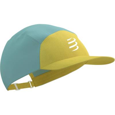 Compressport Шапка с козирка Compressport 5 Panel Cap - Lemon / Ether - размер One Size (904-5604-0211)