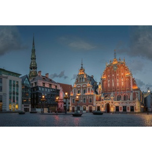 DIMEX ART Флизелинов фототапет къщата на черноглавите 375 x 250 см