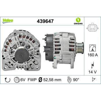 Alternátor VALEO 439647