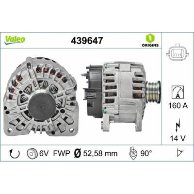 Alternátor VALEO 439647