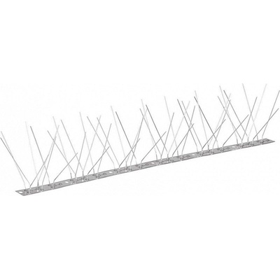 Strend Pro Hrotová zábrana proti ptactvu - nerezová základna | 48 hrotů | 50 cm