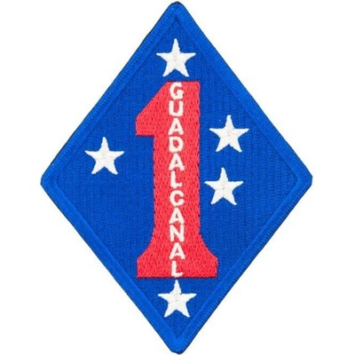 Nášivka: Divize USMC 1. (Guadalcanal)
