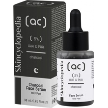 Skincyclopedia Exfoliační noční sérum s 5% kyselinou mandlovou a aktivním uhlím 30 ml