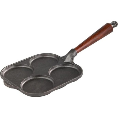 Skeppshult litinová pánev na volská oka 0019T 20 cm dřevěná rukojeť