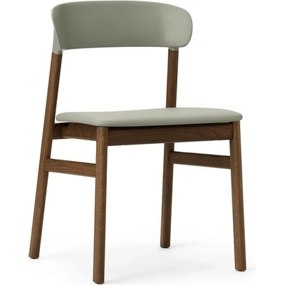 Normann Copenhagen Herit Chair Spectrum Leather pastelová zelená / dymový dub